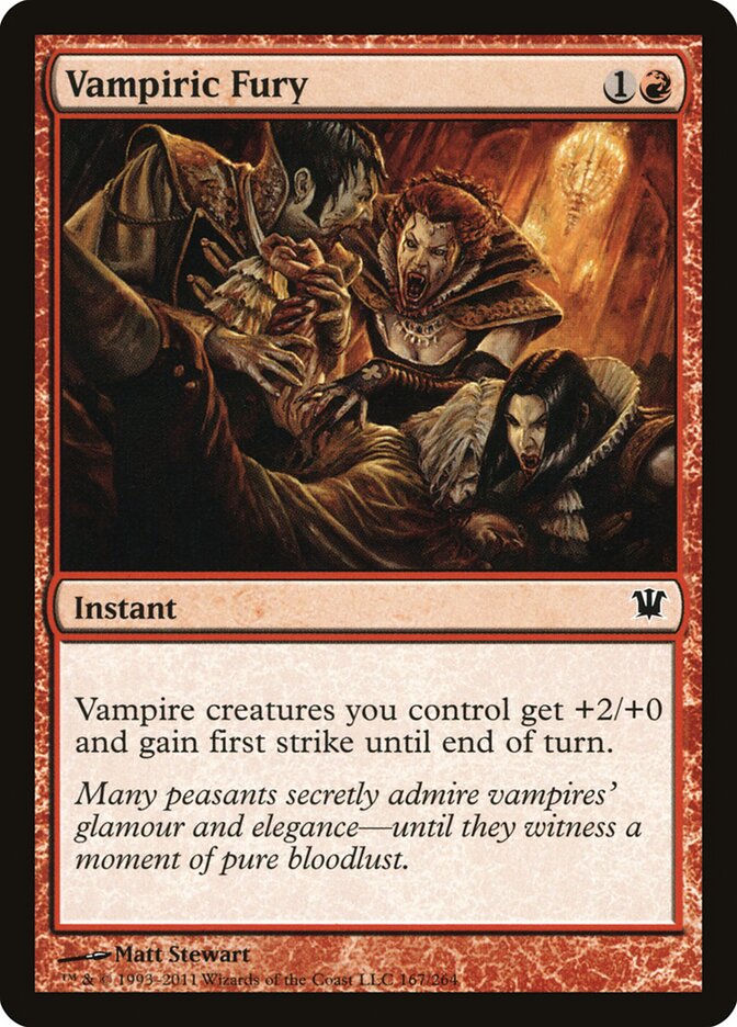 Vampiric Fury - carta Magic The Gathering