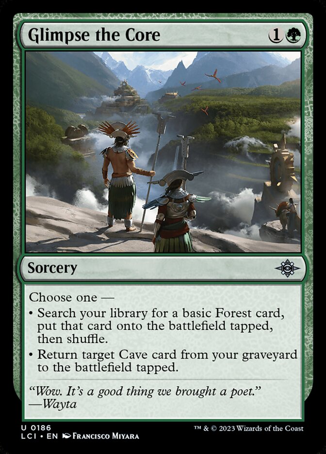Glimpse the Core - carta Magic The Gathering