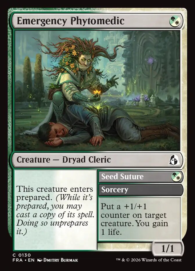 Emergency Phytomedic // Seed Suture - carta Magic The Gathering