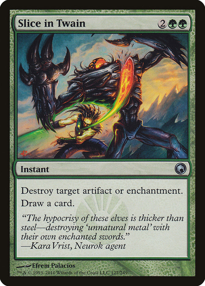 Slice in Twain - carta Magic The Gathering