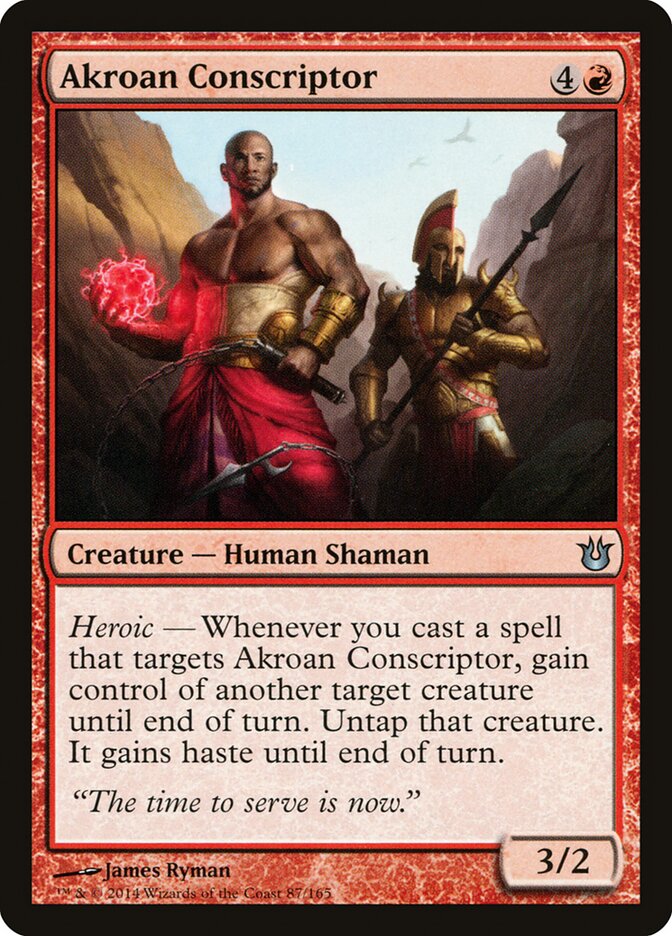 Akroan Conscriptor - carta Magic The Gathering