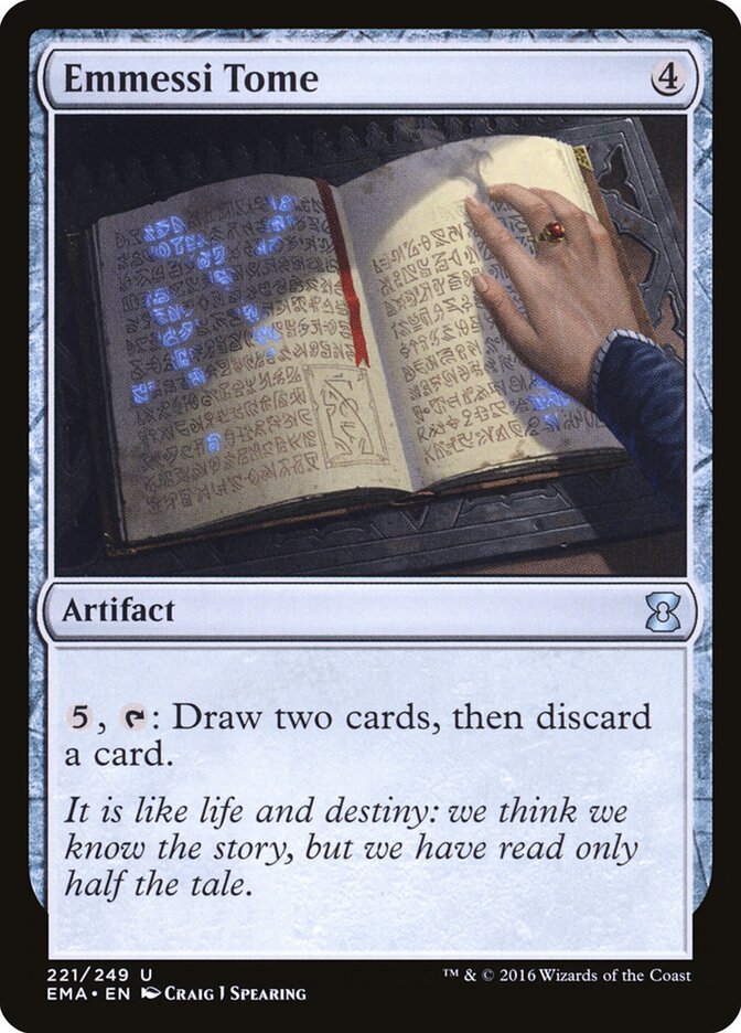 Emmessi Tome - carta Magic The Gathering