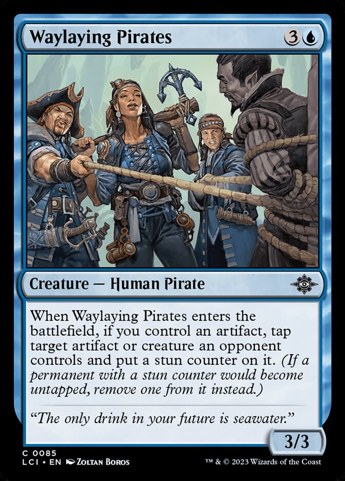 Waylaying Pirates - carta Magic The Gathering