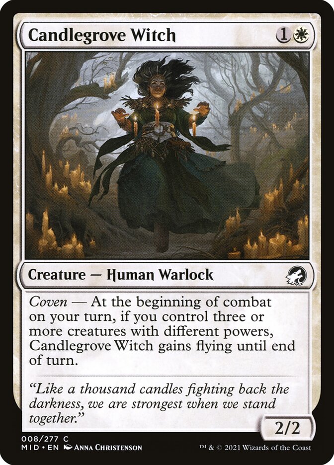 Candlegrove Witch - carta Magic The Gathering