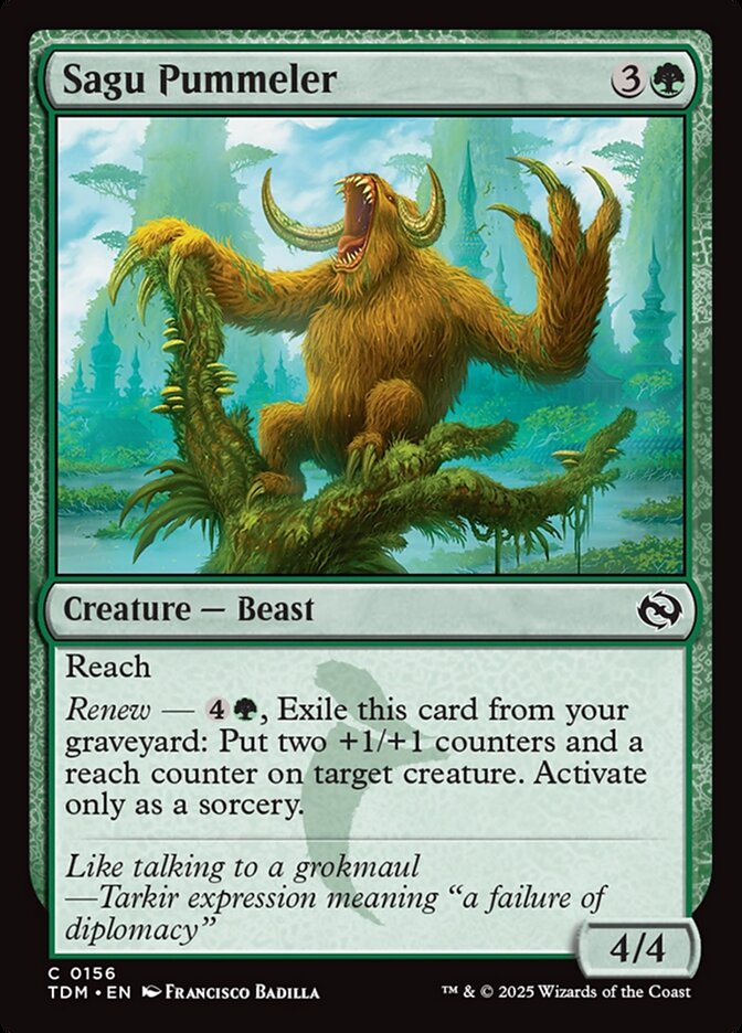 Sagu Pummeler - carta Magic The Gathering
