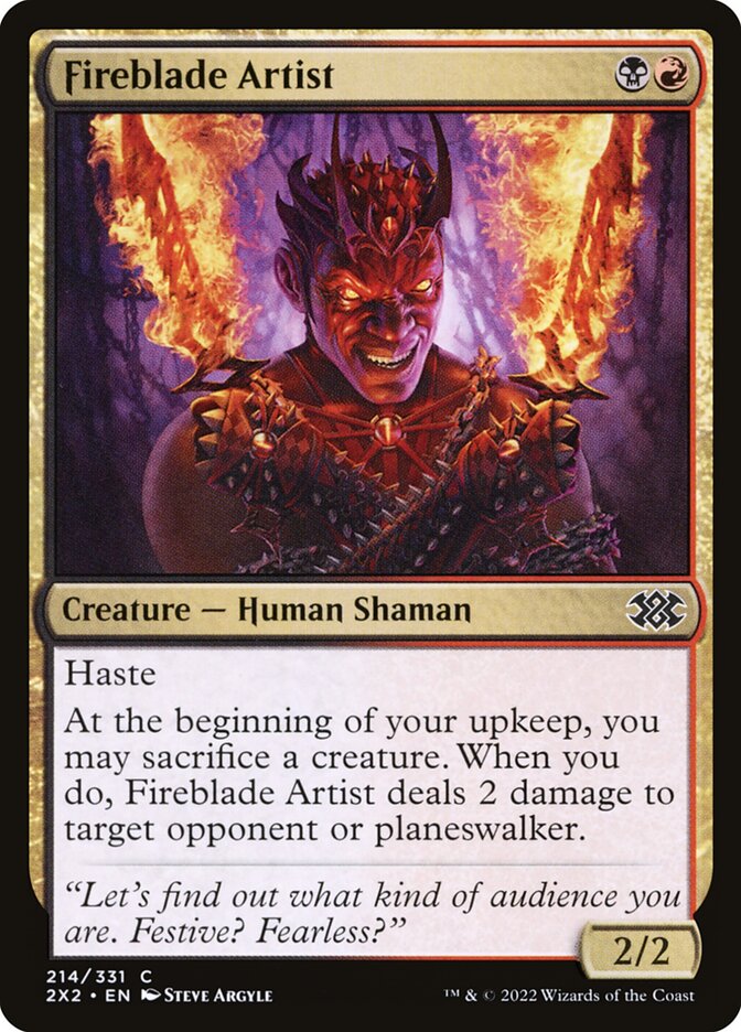 Fireblade Artist - carta Magic The Gathering