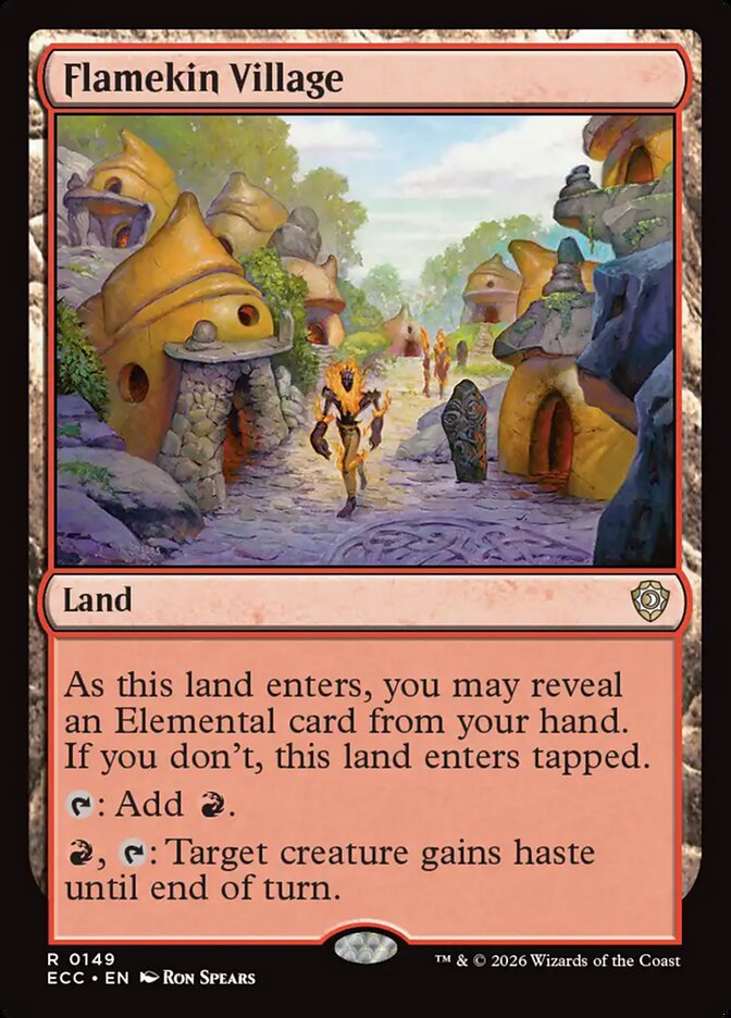 Flamekin Village - carta Magic The Gathering