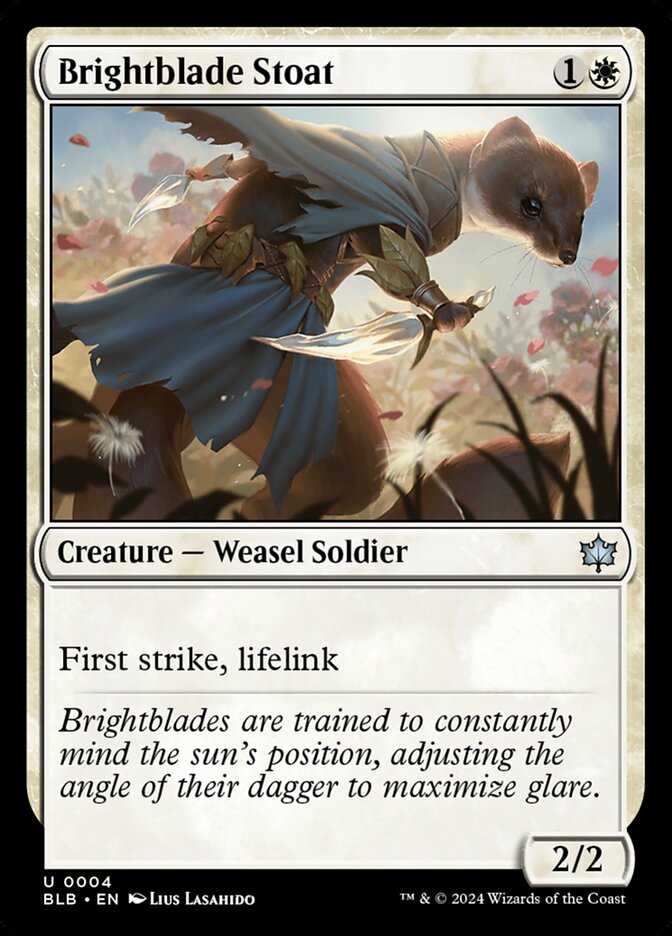 Brightblade Stoat - carta Magic The Gathering