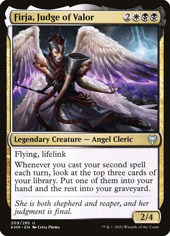 Firja, Judge of Valor - carta Magic The Gathering