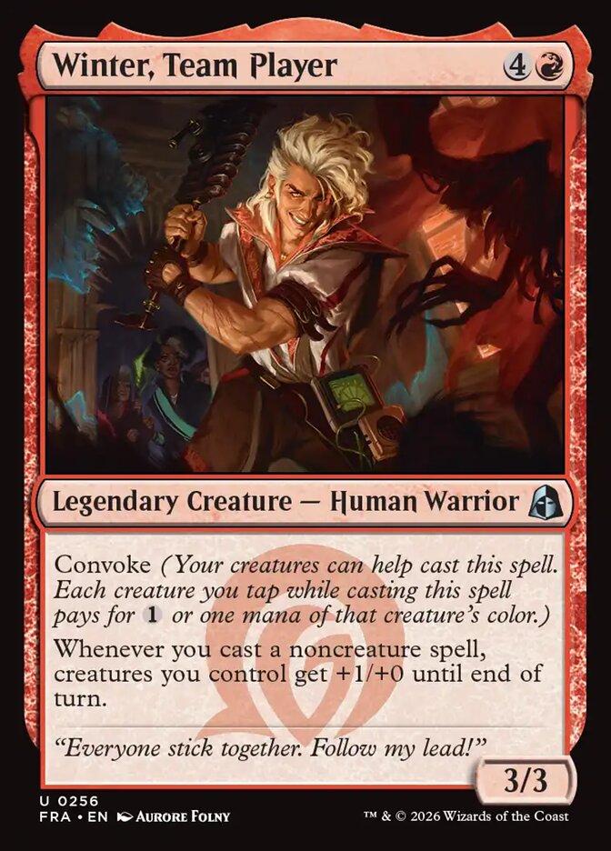 Winter, Team Player - carta Magic The Gathering