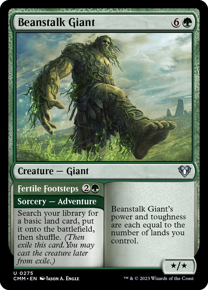 Beanstalk Giant // Fertile Footsteps - carta Magic The Gathering