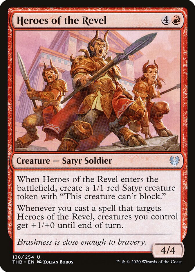 Heroes of the Revel - carta Magic The Gathering