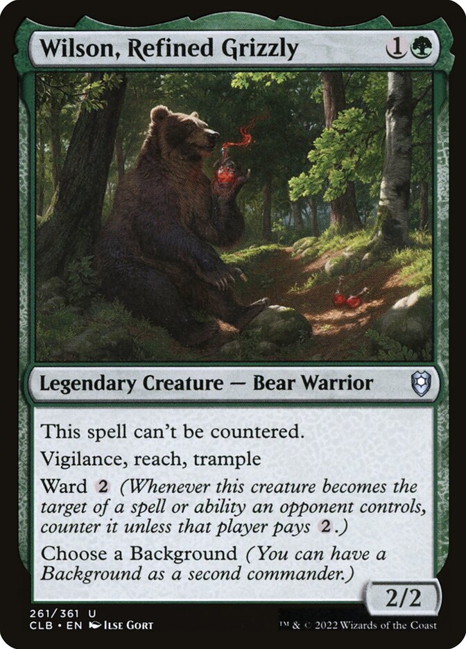 Wilson, Refined Grizzly - carta Magic The Gathering