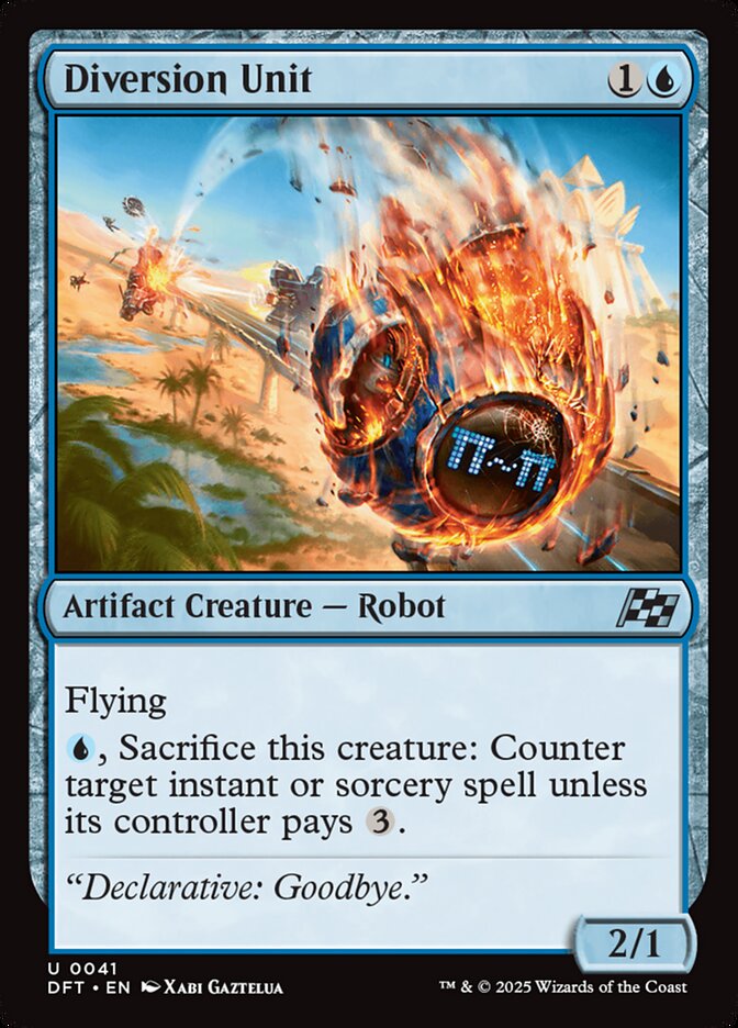 Diversion Unit - carta Magic The Gathering