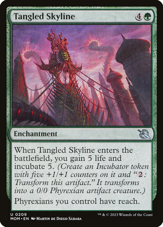 Tangled Skyline - carta Magic The Gathering