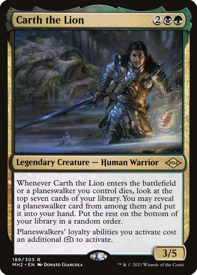 Carth the Lion - carta Magic The Gathering