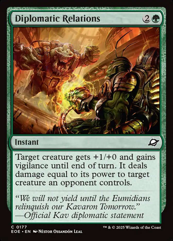 Diplomatic Relations - carta Magic The Gathering