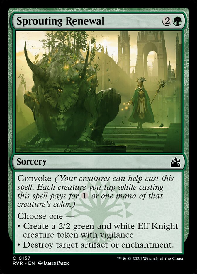 Sprouting Renewal - carta Magic The Gathering