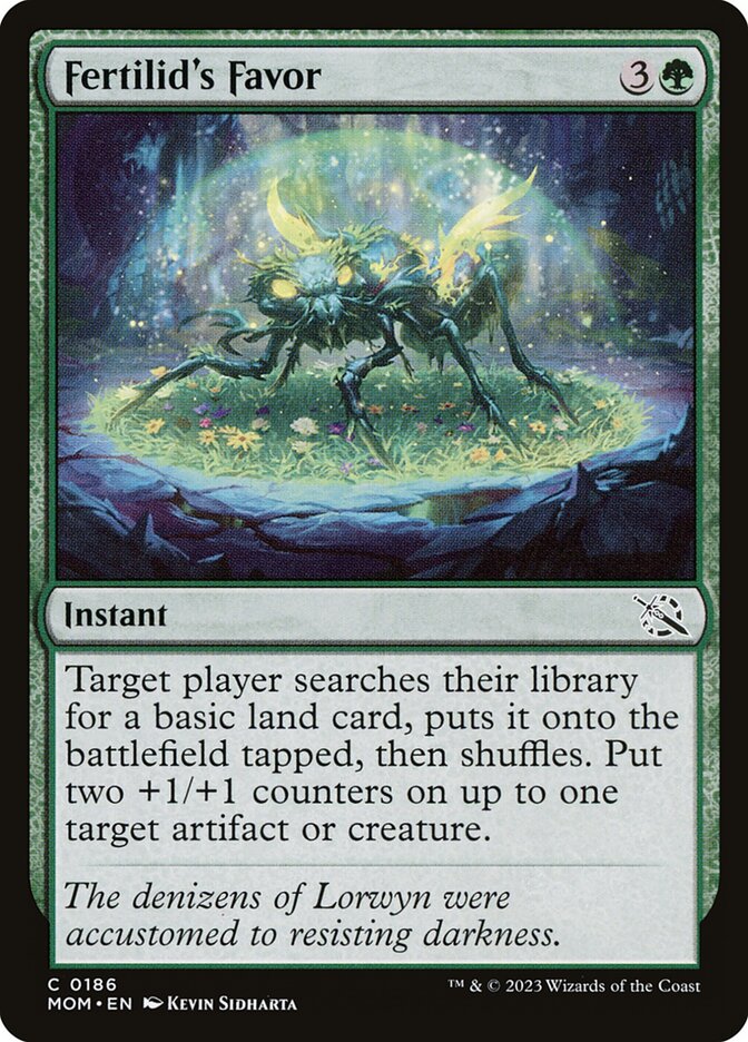Fertilid's Favor - carta Magic The Gathering