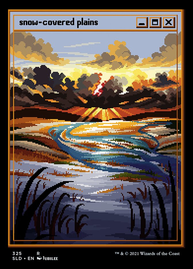 Snow-Covered Plains - carta Magic The Gathering