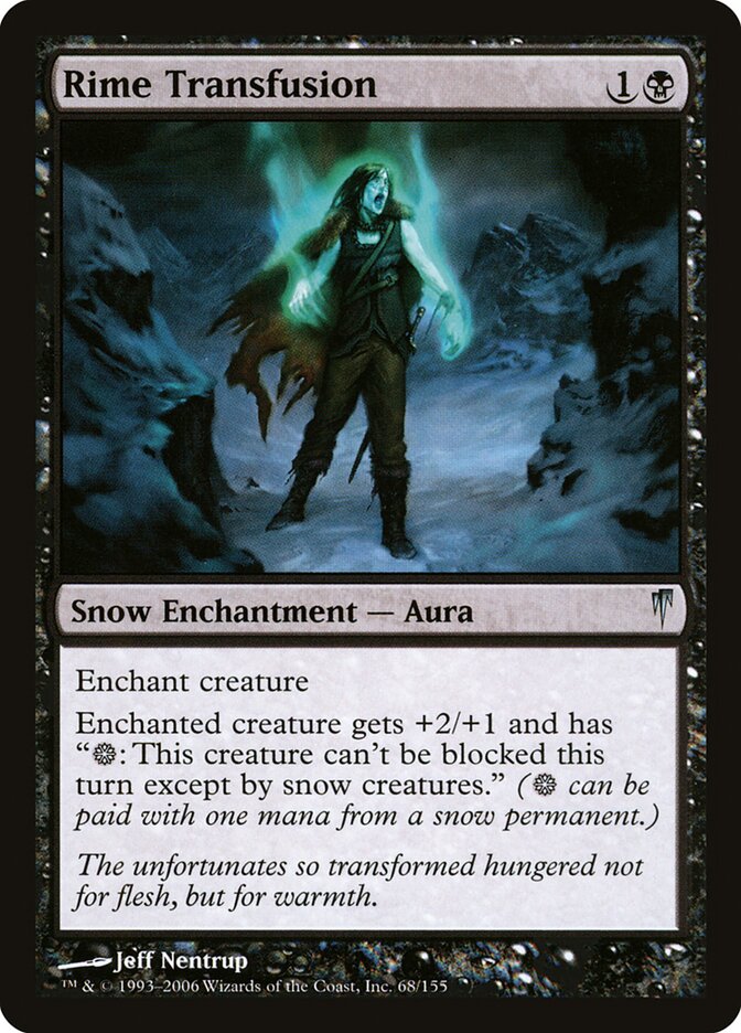 Rime Transfusion - carta Magic The Gathering