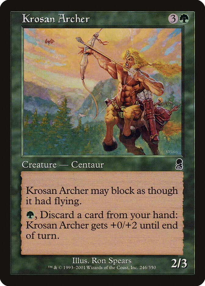 Krosan Archer - carta Magic The Gathering