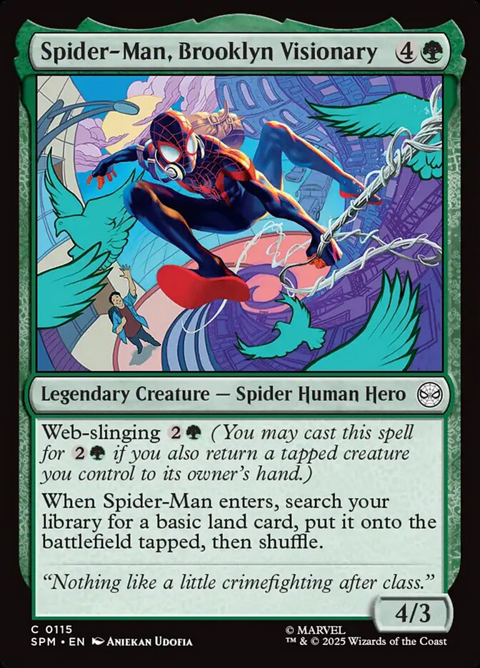 Spider-Man, Brooklyn Visionary - carta Magic The Gathering