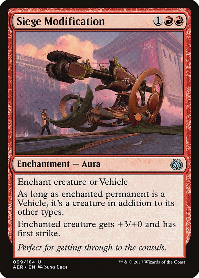 Siege Modification - carta Magic The Gathering