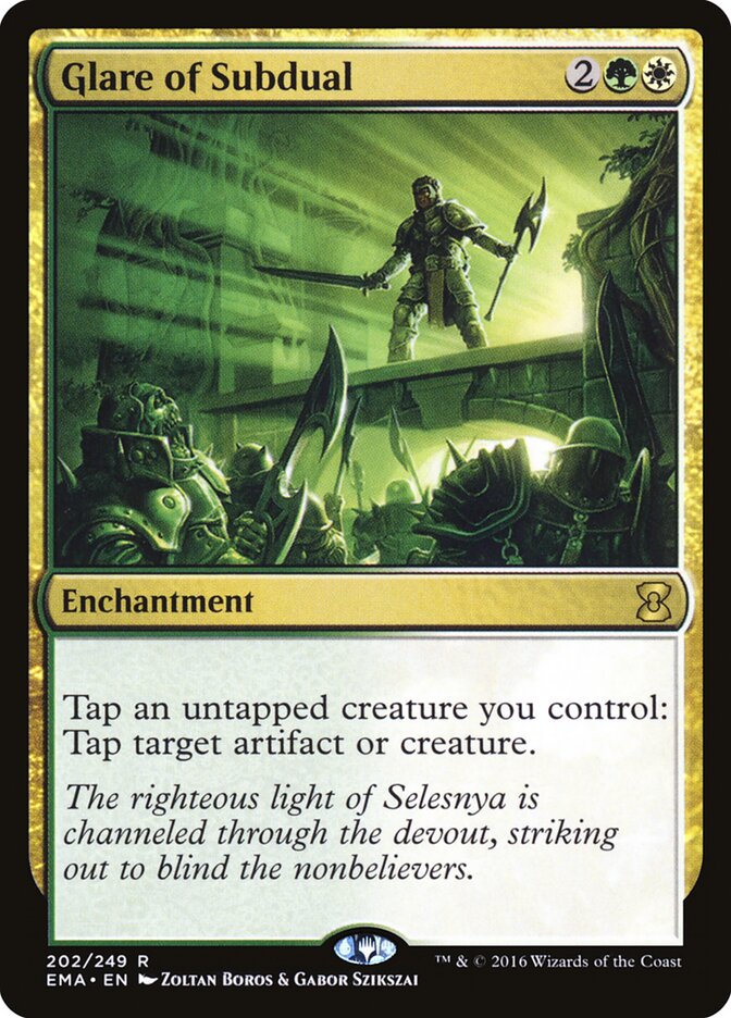Glare of Subdual - carta Magic The Gathering
