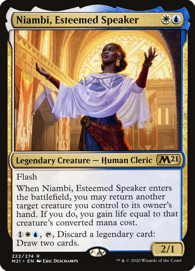 Niambi, Esteemed Speaker - carta Magic The Gathering