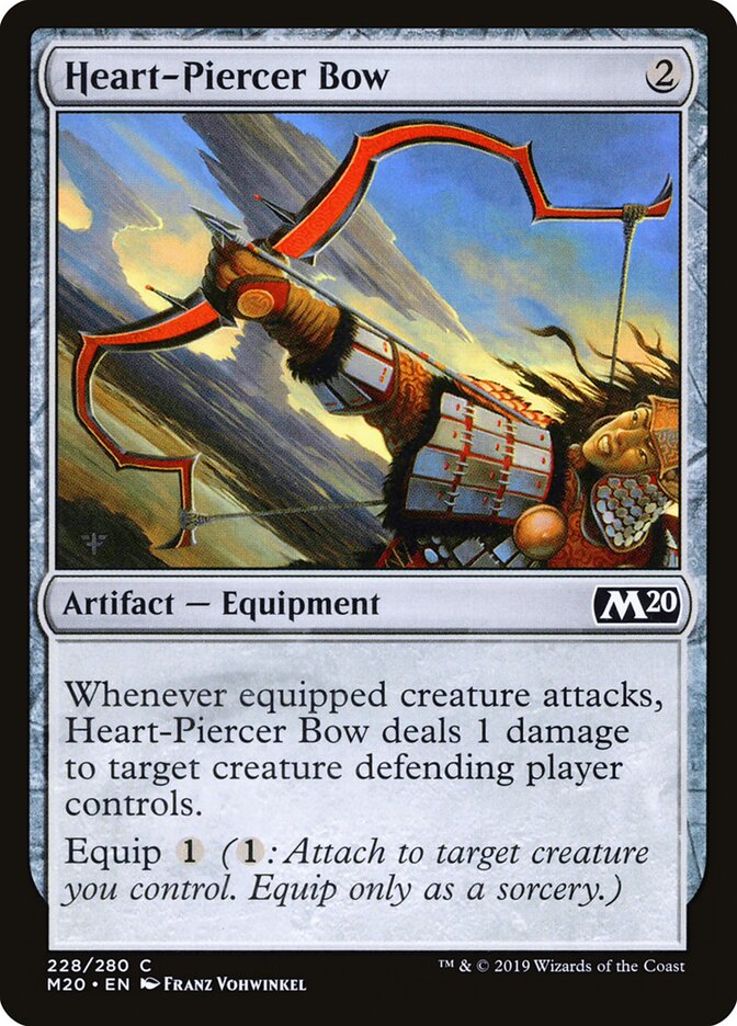 Heart-Piercer Bow - carta Magic The Gathering