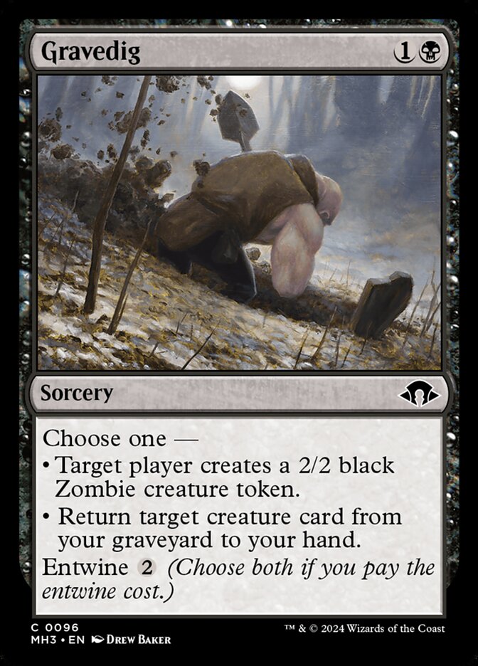 Gravedig - carta Magic The Gathering