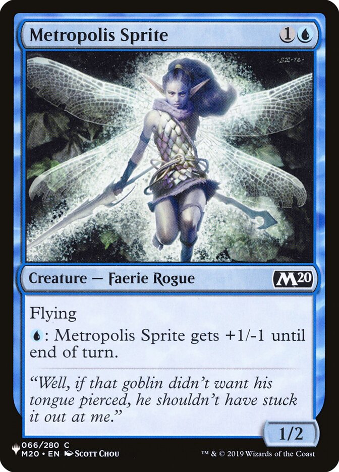 Metropolis Sprite - carta Magic The Gathering