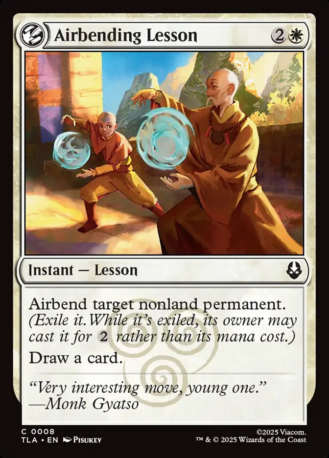 Airbending Lesson - carta Magic The Gathering
