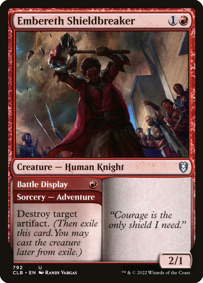 Embereth Shieldbreaker // Battle Display - carta Magic The Gathering
