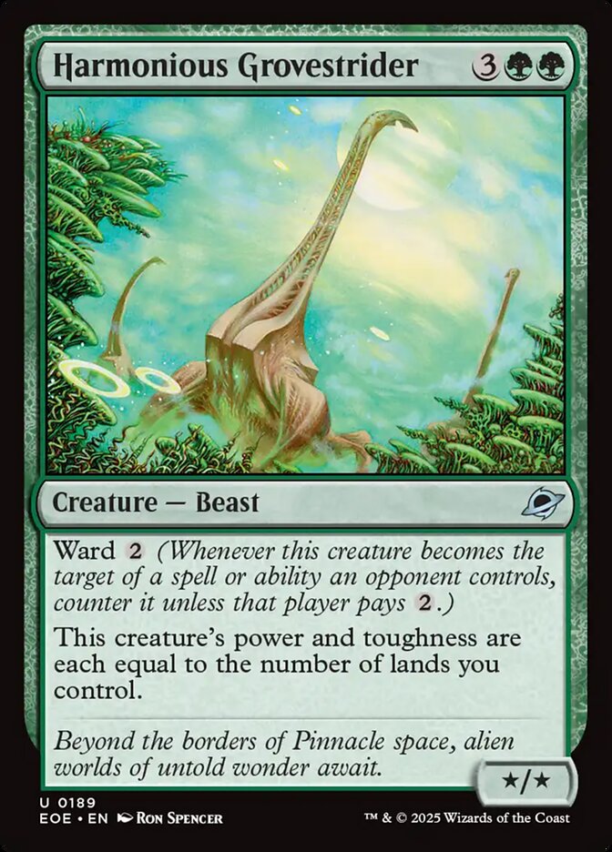 Harmonious Grovestrider - carta Magic The Gathering