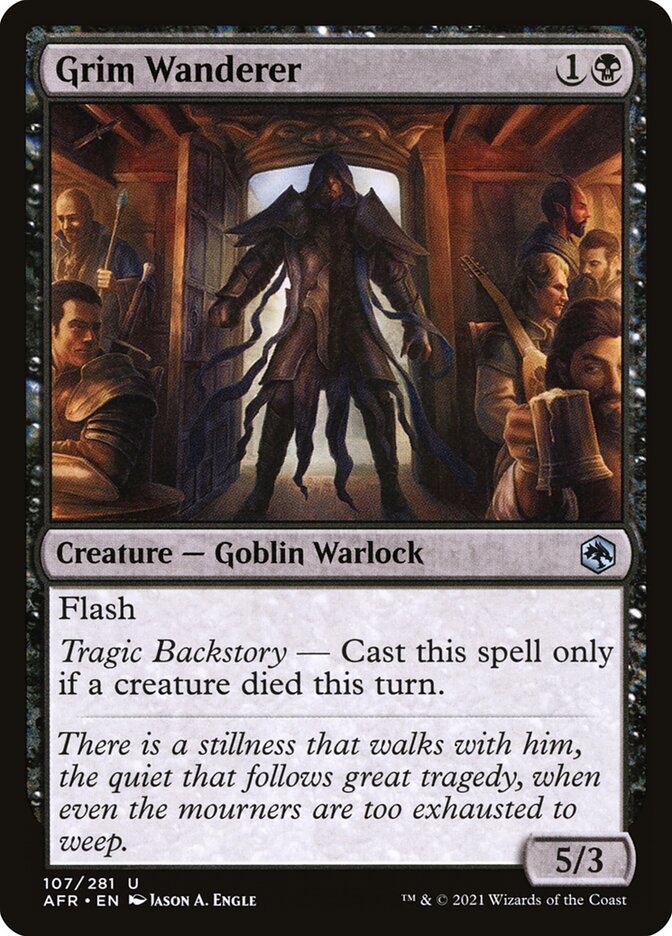 Grim Wanderer - carta Magic The Gathering