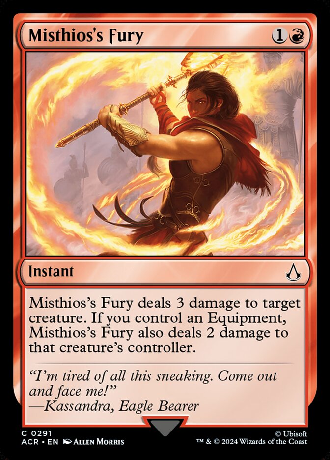 Misthios's Fury - carta Magic The Gathering