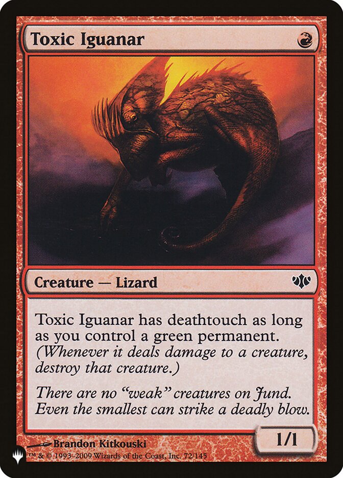 Toxic Iguanar - carta Magic The Gathering
