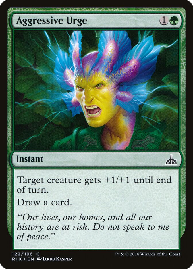 Aggressive Urge - carta Magic The Gathering