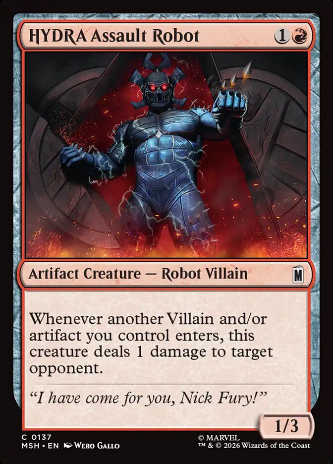 HYDRA Assault Robot - carta Magic The Gathering