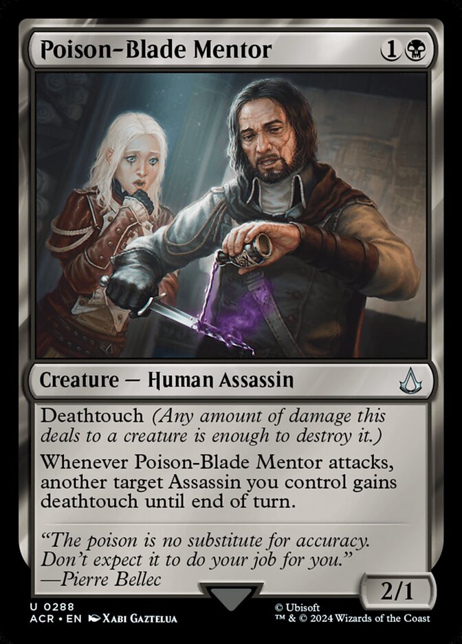 Poison-Blade Mentor - carta Magic The Gathering