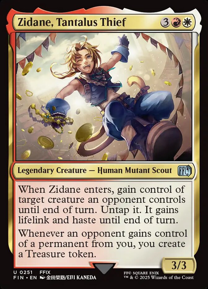 Zidane, Tantalus Thief - carta Magic The Gathering