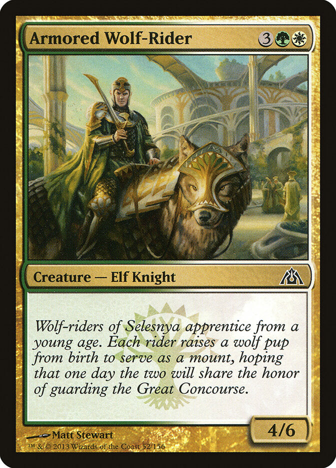 Armored Wolf-Rider - carta Magic The Gathering