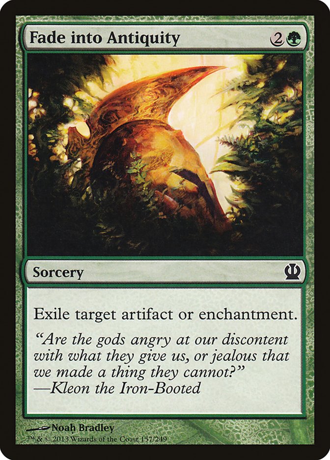 Fade into Antiquity - carta Magic The Gathering