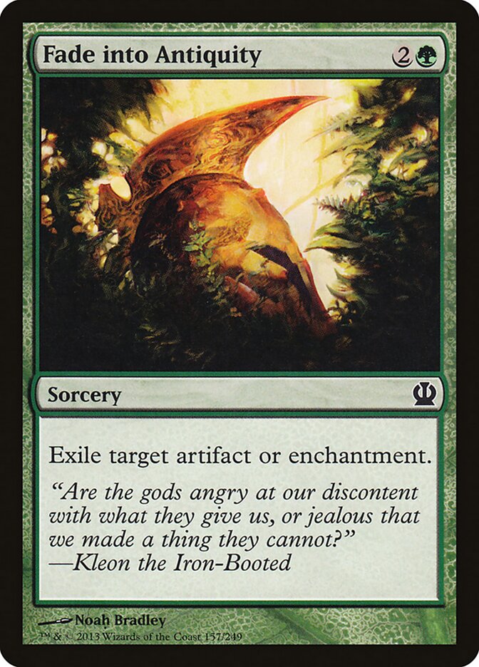 Fade into Antiquity - carta Magic The Gathering