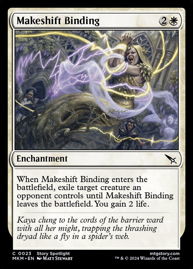 Makeshift Binding - carta Magic The Gathering