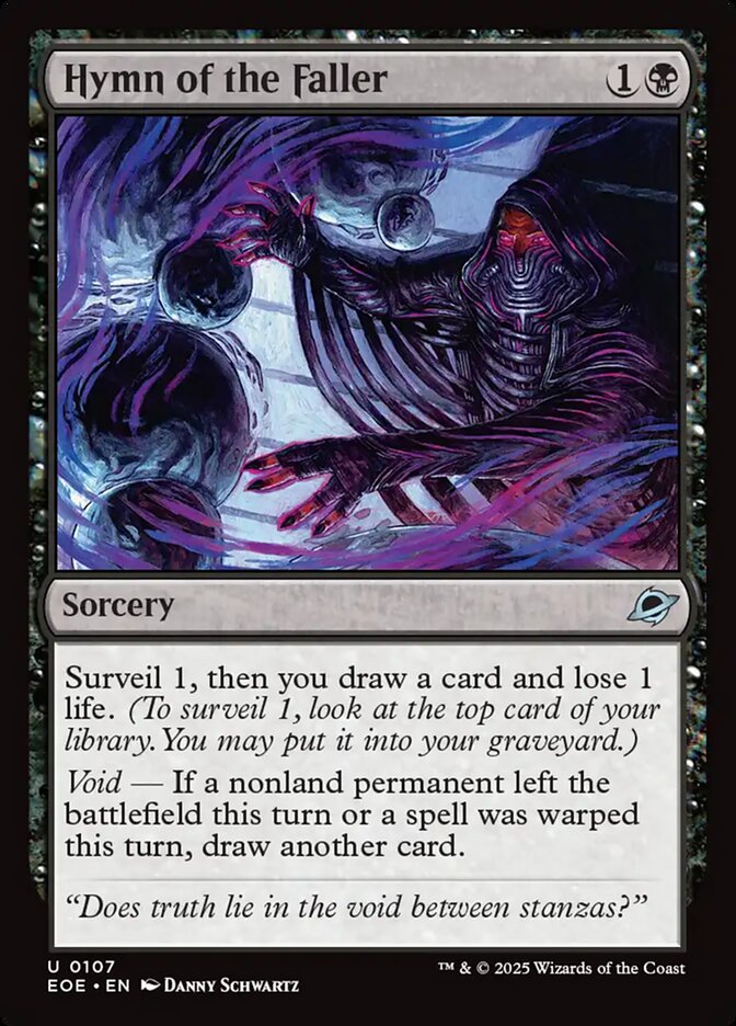 Hymn of the Faller - carta Magic The Gathering