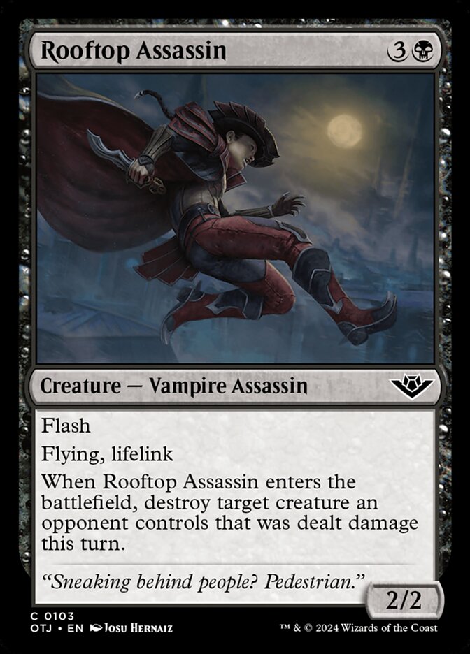 Rooftop Assassin - carta Magic The Gathering