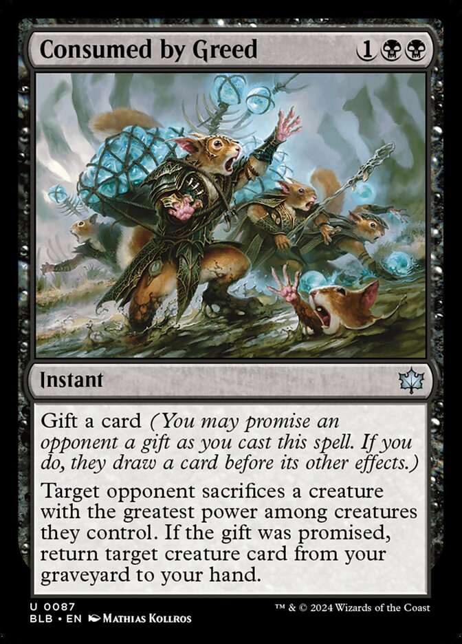 Consumed by Greed - carta Magic The Gathering